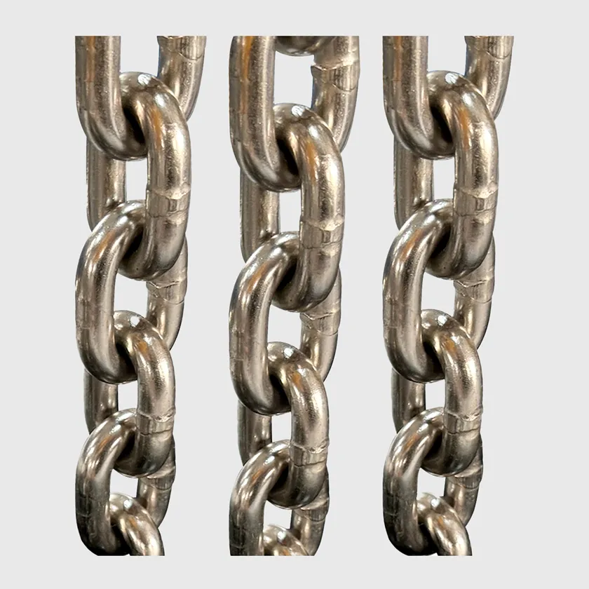 Certified G100 Nickel Plated Chain 11.2mm x 34mm price per foot