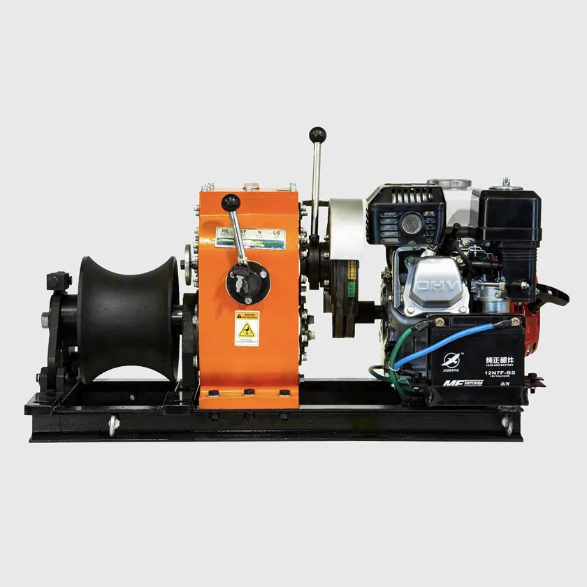 3 Ton Gas Capstan winch 6000 lbs with Honda® GX200 Electric Start