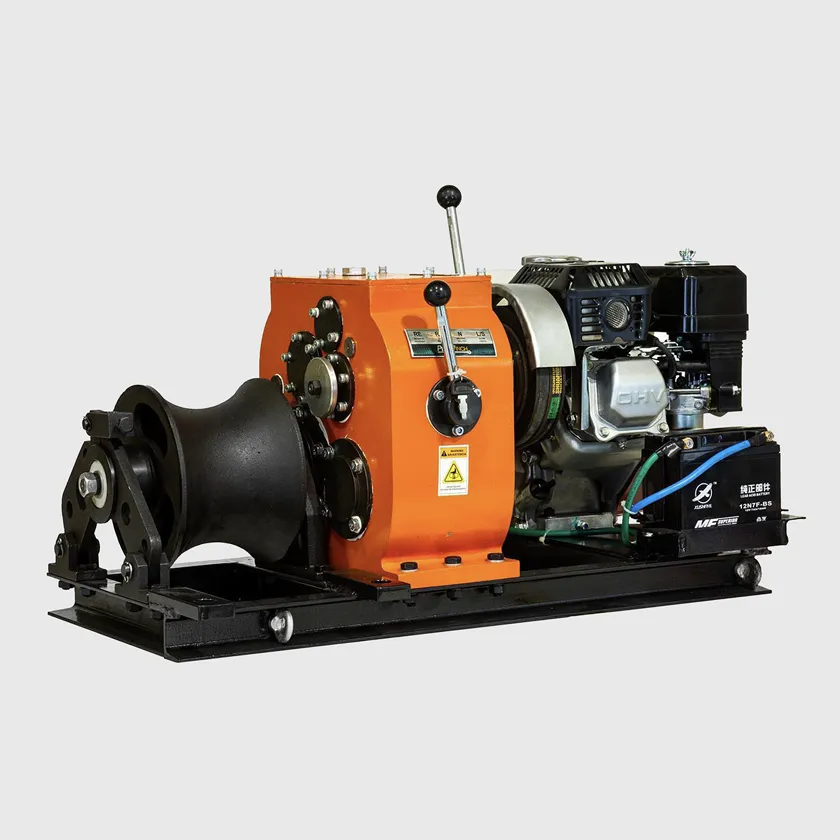 3 Ton Gas Capstan winch 6000 lbs with Honda® GX200 Electric Start