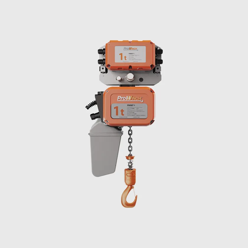 1 ton Electric Chain Hoist w/ Power Trolley 1 Speed 208~240V 3ø