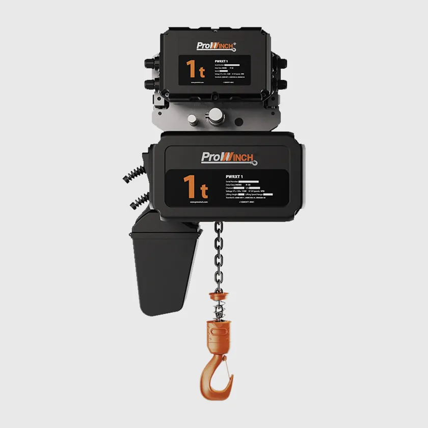 1 ton Electric Chain Hoist w/ Power Trolley Variable Speed 110