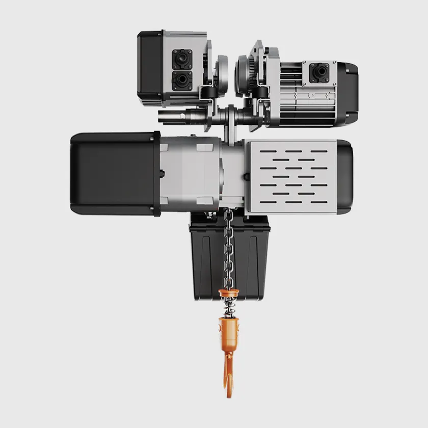 2 ton Electric Chain Hoist w/ Power Trolley Variable Speed
