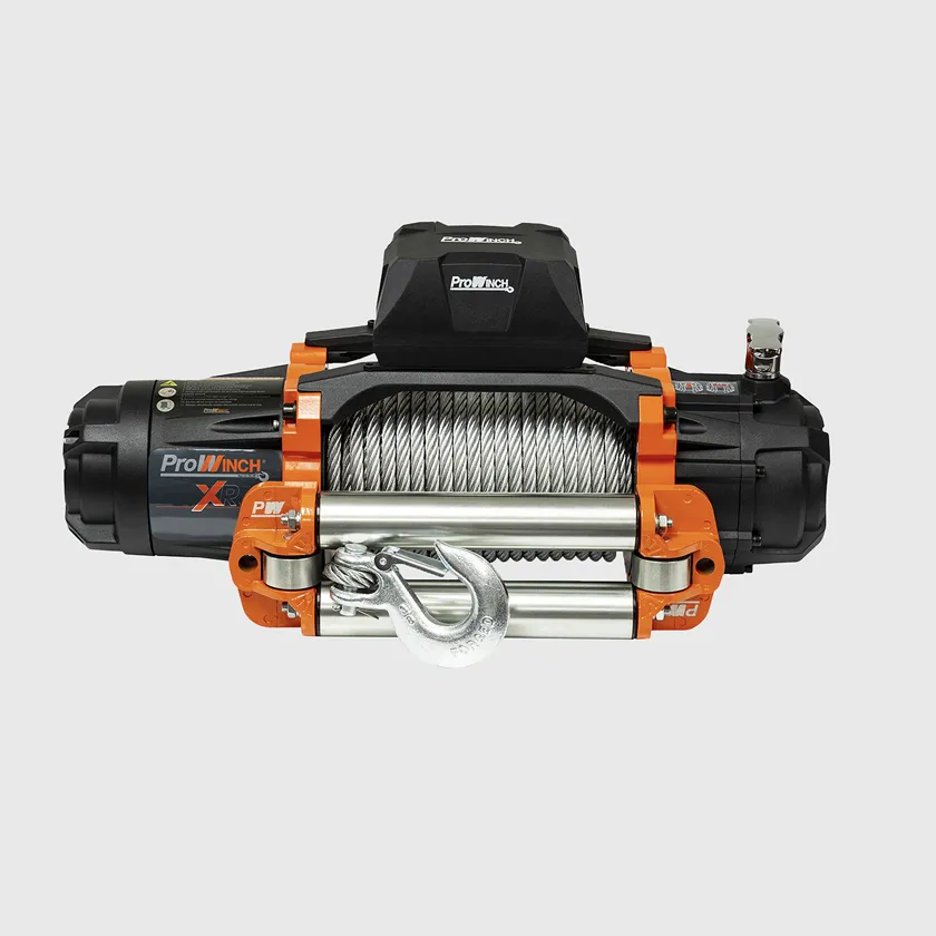 9500 lbs Electric Waterproof Winch Steel Rope Steel Roller 24V